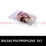 BOLSAS POLIPROPILENO SIN CIERRE 5X7
