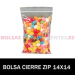 BOLSAS TRANSPARENTES AUTOCIERRE 14X14